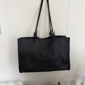 Elegant Black Tote Bag